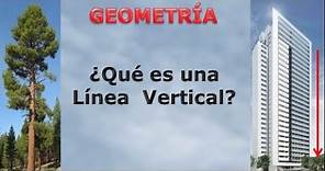 ¿Qué es una línea vertical?