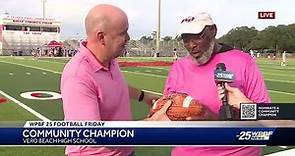 Football Friday Community Champion: Vero Beach High School's Teddy Floyd