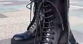 Balenciaga logo boots