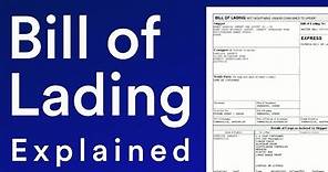 A Bill of Lading Explained for Global Trade