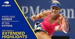 Angelique Kerber vs Petra Kvitova Extended Highlights | 2016 US Open Round 4