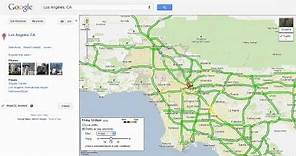 Live and Typical Traffic in Google Maps