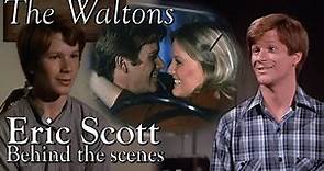 The Waltons - Eric Scott - behind the scenes with Judy Norton