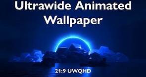 Ultrawide Animated Wallpaper - 21:9 UWQHD - Blue