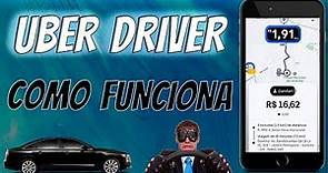 COMO FUNCIONA O APLICATIVO DA UBER PARA MOTORISTA | App UBER Driver