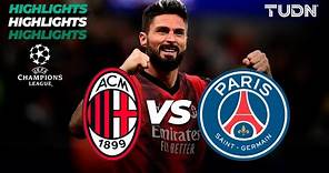 Milan vs. Paris Saint-Germain - HIGHLIGHTS | UEFA Champions League 2023/24 | TUDN