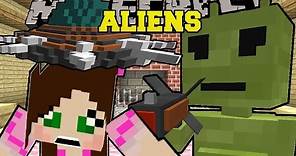 Minecraft: ABDUCTED BY ALIENS! (UFOS, RAY GUNS, & ALIENS!) Custom Command