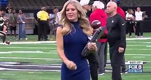 Fox Sports’ Jen Hale returns to her roots, sideline reporting for the Saints