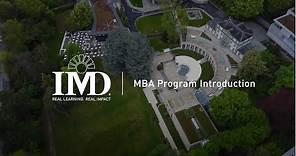 IMD MBA Program Intro