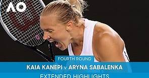 Kaia Kanepi v Aryna Sabalenka Extended Highlights (4R) | Australian Open 2022