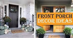 40+ Best Delightful Small Front Porch Decorating Ideas