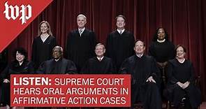 Supreme Court hears oral arguments in affirmative action cases (FULL AUDIO STREAM)