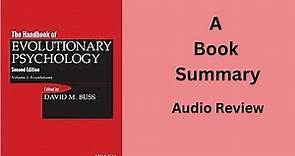 Evolutionary Psychology By Dr. David Buss A Book Summary