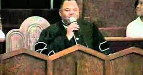 Introduction of the guest preacher by Sr. Pastor John Hunter