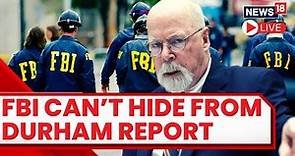John Durham Testifies To US Congress On FBI Missteps In Trump-Russia Probe | Durham Report LIVE News