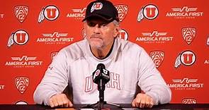 Kyle Whittingham - Press Conference 11.20.23