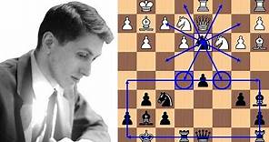 Bobby Fischer's 21-move brilliancy