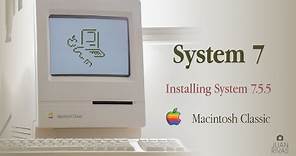 Macintosh Classic - System 7.5.5 - Installation