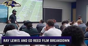 Ray Lewis, Ed Reed Teach How to Watch Film | Baltimore Ravens