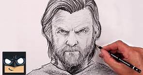 How To Draw Obi Wan Kenobi | Sketch Tutorial