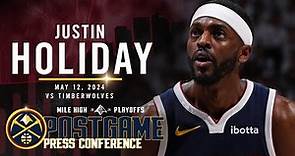 Justin Holiday Post Game Four Locker Room Interview vs. Timberwolves 🎙