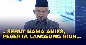 Momen Wapres Maruf Amin Sebut Nama Anies, Peserta Munas KAHMI Langsung Riuh