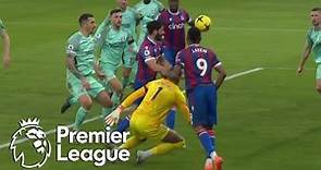James Tomkins heads in Crystal Palace equalizer v. Brighton | Premier League | NBC Sports