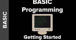 BASIC Programming Intro
