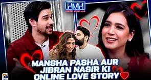 Online love story of Mansha Pasha and Jibran Nasir - Tabish Hashmi - Hasna Mana Hai - Geo News