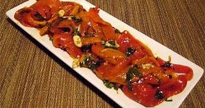 Roasted Peppers Recipe / How to Make Roasted Peppers - Laura Vitale "Laura In The Kitchen" Episode 8