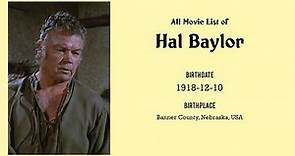 Hal Baylor Movies list Hal Baylor| Filmography of Hal Baylor