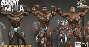 2022 IFBB Pro League Mr. Olympia Friday Prejudging Comparisons 4K Video