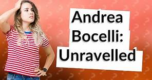 What are some interesting facts about Andrea Bocelli?