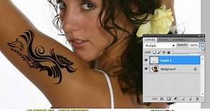 Tutorial Photoshop CS5 - Come applicare tatuaggi tribali sul corpo