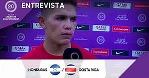 CU20M 2022 Entrevista | Brandon Aguilera de Costa Rica
