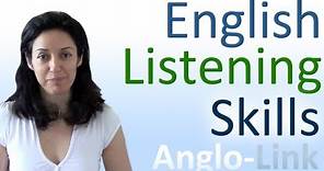 Learn English Listening Skills - How to understand native English speakers
