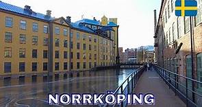 Norrköping - Virtual Walking Tour in 4K - April 2023 - Sweden
