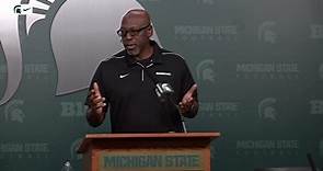 Michigan State football acting coach Harlon Barnett: 'We're close'