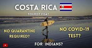 Costa rica visa for Indians? Costa rica travel? #touristvisa #costaricatravel