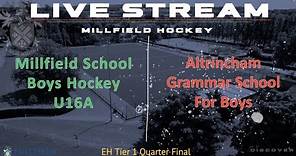 Millfield Hockey Boys-U16A v Altrincham Grammar School for Boys
