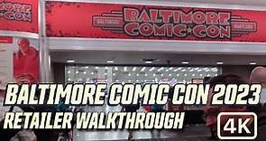 Baltimore Comic Con 2023 Retailer Walkthrough 4K