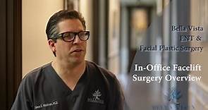 Mini Facelift Surgery - Incisions, Scars, Recovery. Dr. Glenn Waldman, LA Area