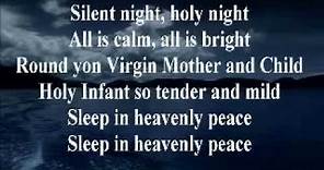 Silent night (Lyrics)