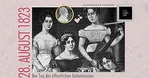 Goethes letzte Liebe (zu Ulrike von Levetzow) oder: Der Tag des öffentlichen Geheimnisses