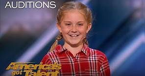 Lily Wilker: 11-Year-Old Animal Impressionist Delights The Judges - America's Got Talent 2018