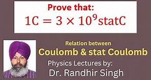 Relation between Coulomb and Stat Coulomb