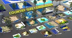 Largest Land Area by Size | Country Land Size Comparison