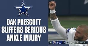 Cowboys QB Dak Prescott to undergo ankle surgery after suffering compound fracture vs. Giants