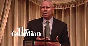 Colin Powell discusses the most important element of leadership in 2011 speech