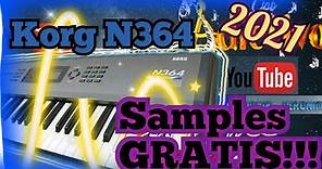 SAMPLES GRATIS para KONTAKT 6 2021( samples de KORG N364) DESCARGA #samplesgratis #sampleskontakt